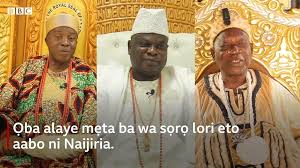 Ẹ̀bi tani bí àwọn ajínigbé ṣe ń kọlu àwọn ọba ilẹ̀ Yorùbá?