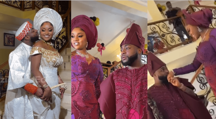 Chivido2024: Davido, Chioma Wed In Elegant Ceremony