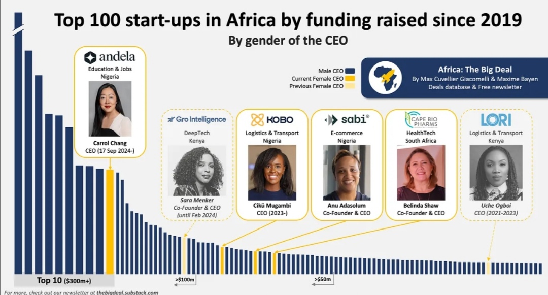 Male dominates Africa’s start-up leadership