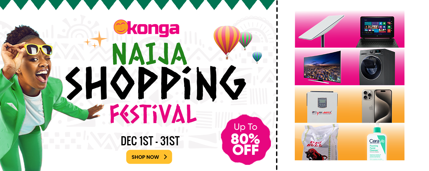 Konga thrills shoppers with 70% year-end bonanza at Naija Shopping Festival