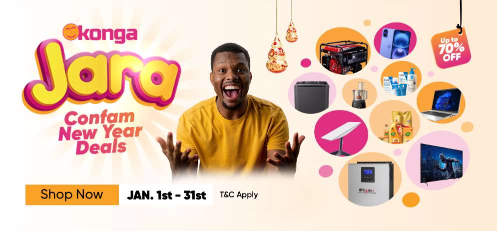 Konga Jara excites shoppers with  50% discounts