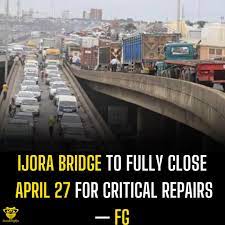 Ijora Bridge to be closed on the 27th says Fed Govt 